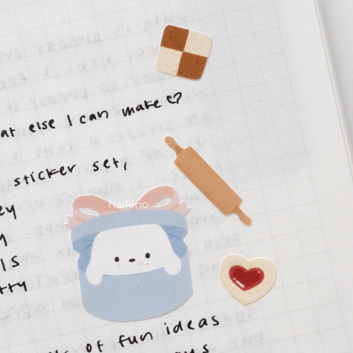 Cookie Box Sticker Sheet