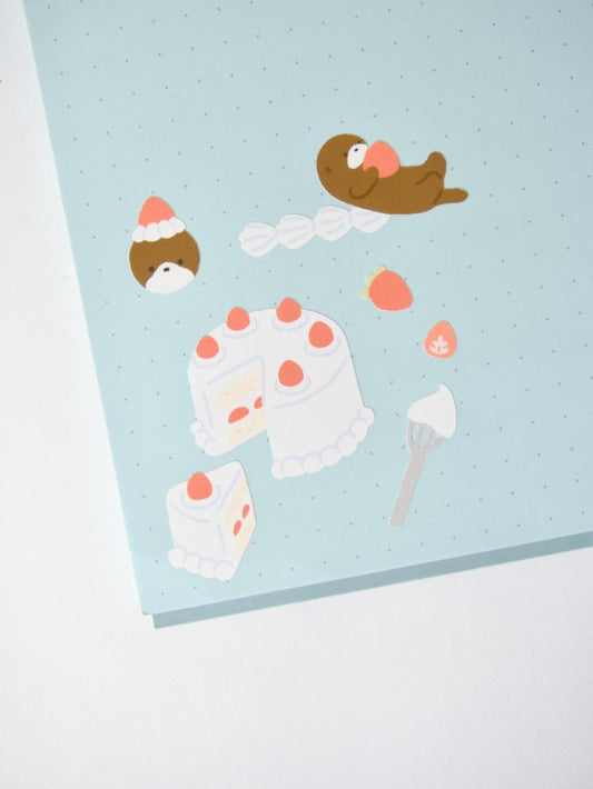 Let's Bake A Cake Sticker Sheet