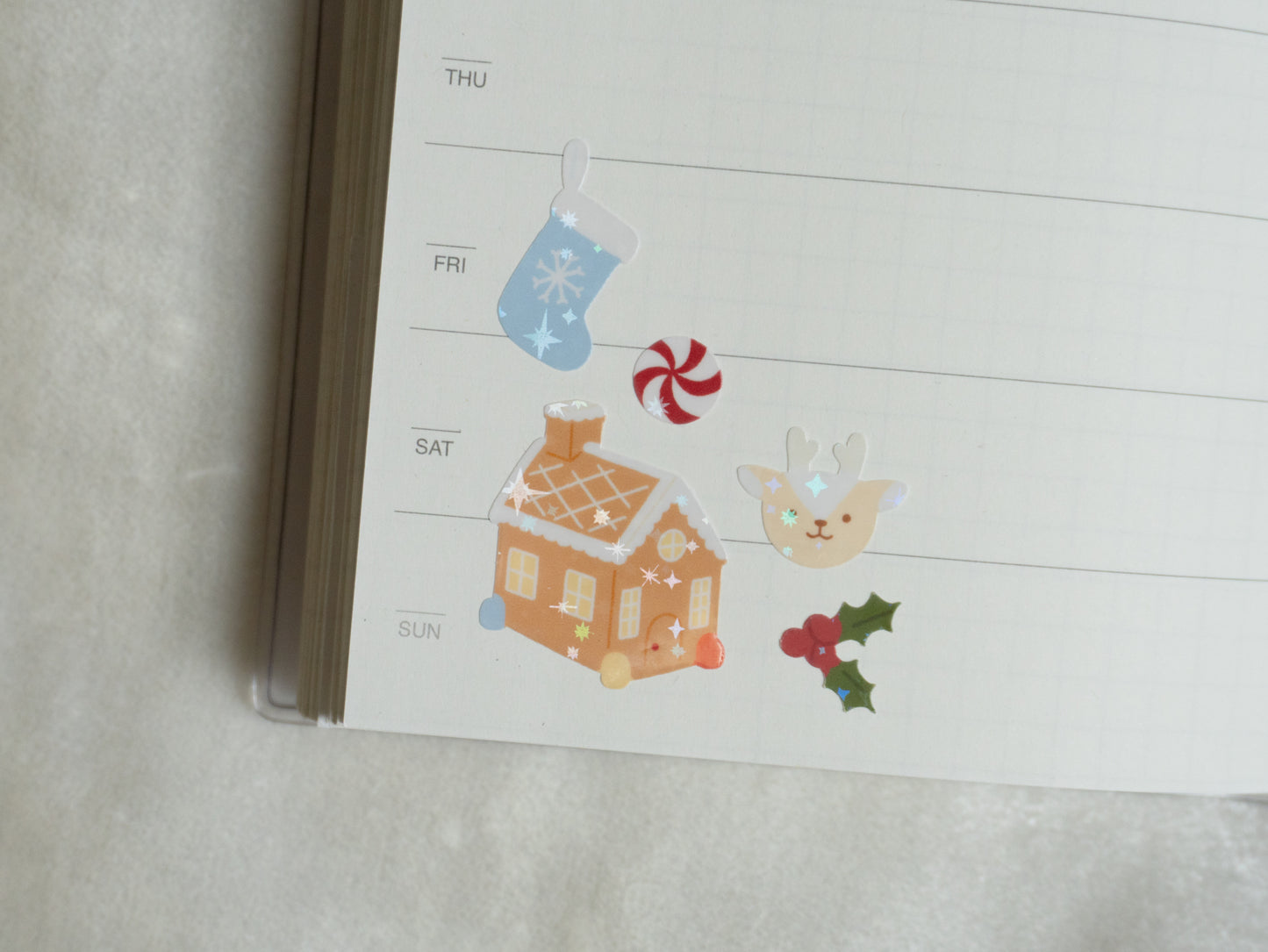 Christmas Sticker Sheet - Holographic