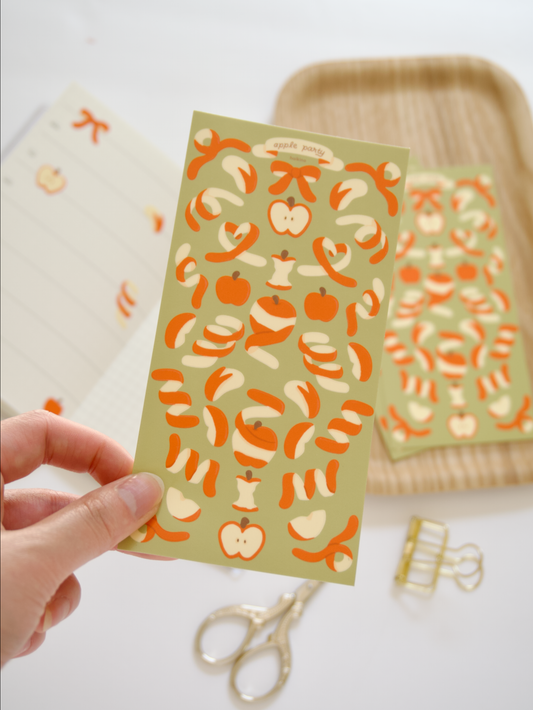 Apple Party Sticker Sheet