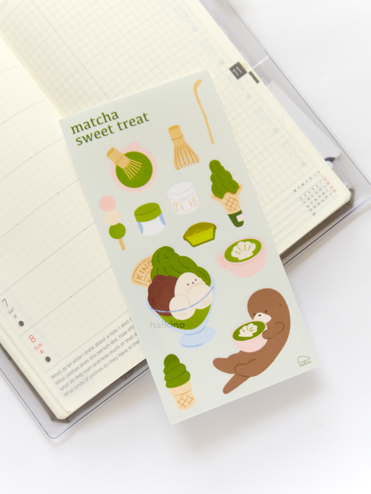Matcha Sweet Treat Sticker Sheet