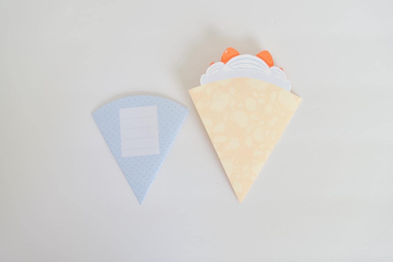 Strawberry Crepe Greeting Card