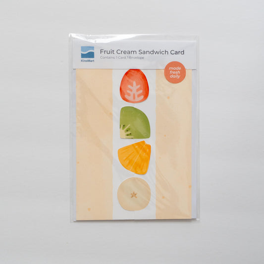 Fruit Cream Sandwich Greeting Card