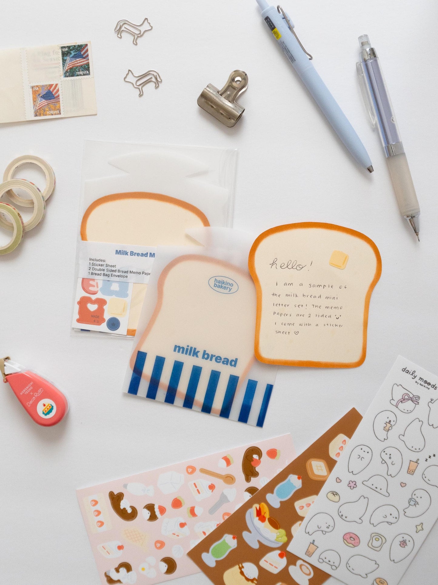 Milk Bread Letter Set