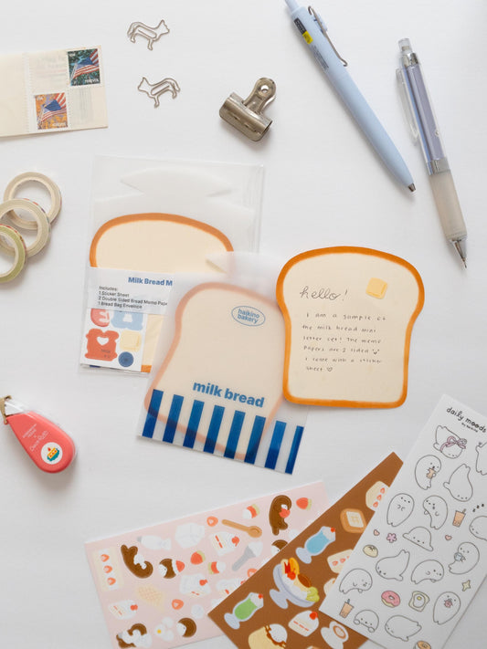 Milk Bread Letter Set