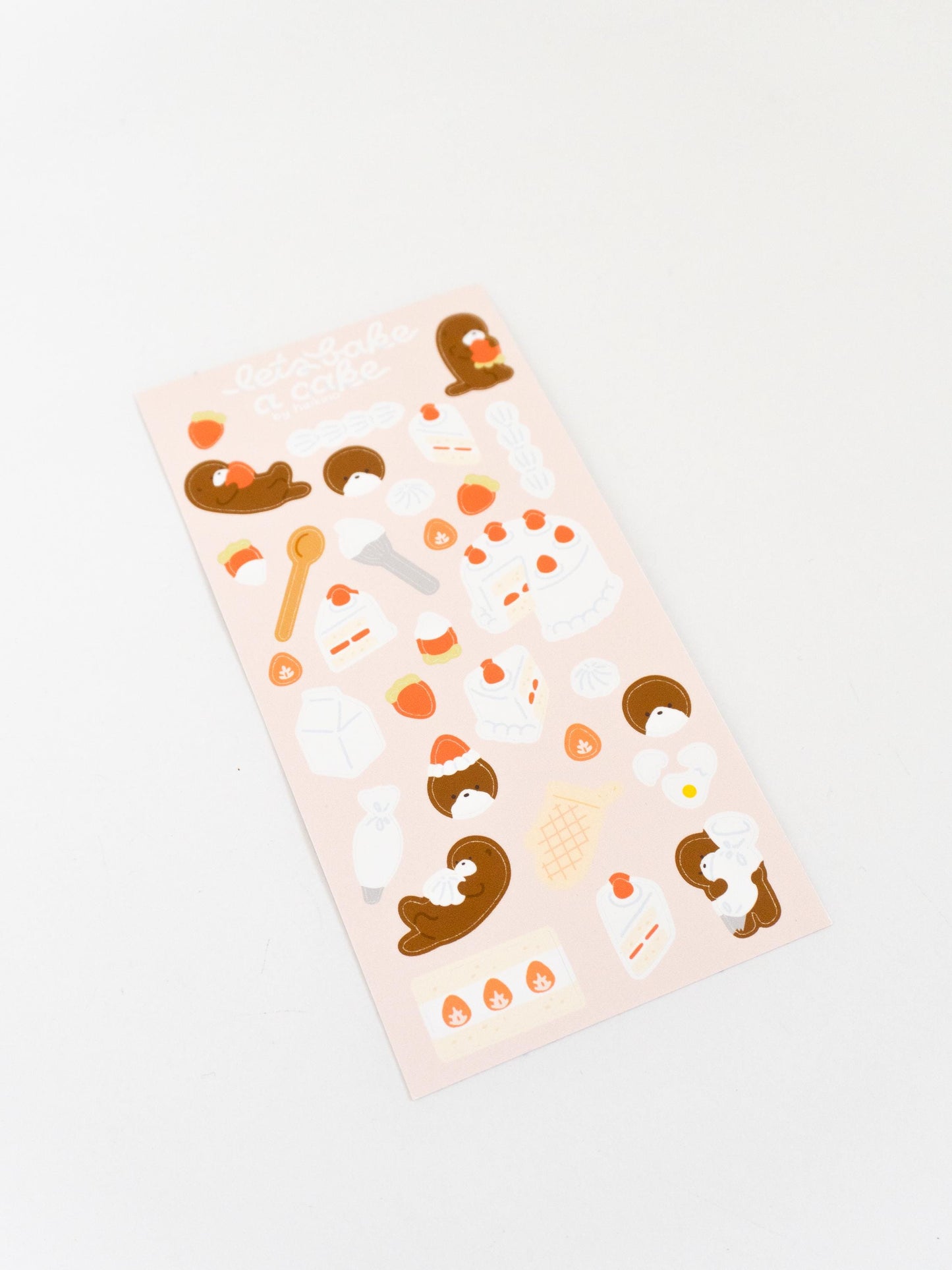 Let's Bake A Cake Sticker Sheet