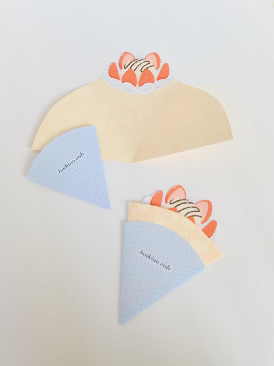 Strawberry Crepe Greeting Card