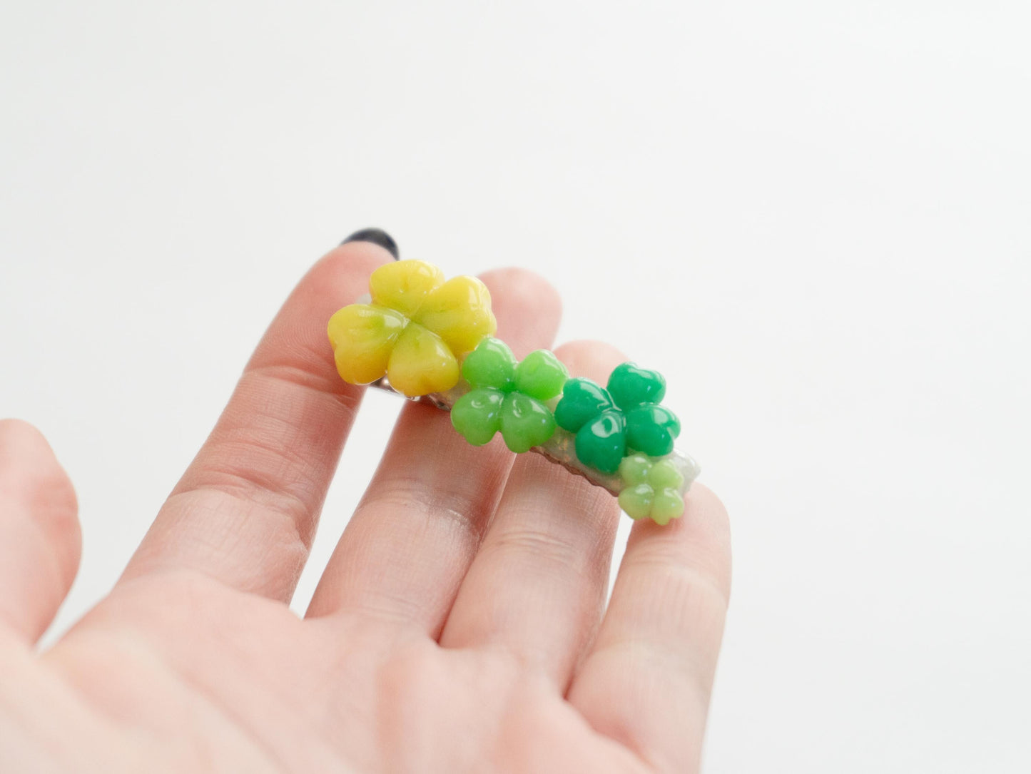 Lucky Clover Hair Clip