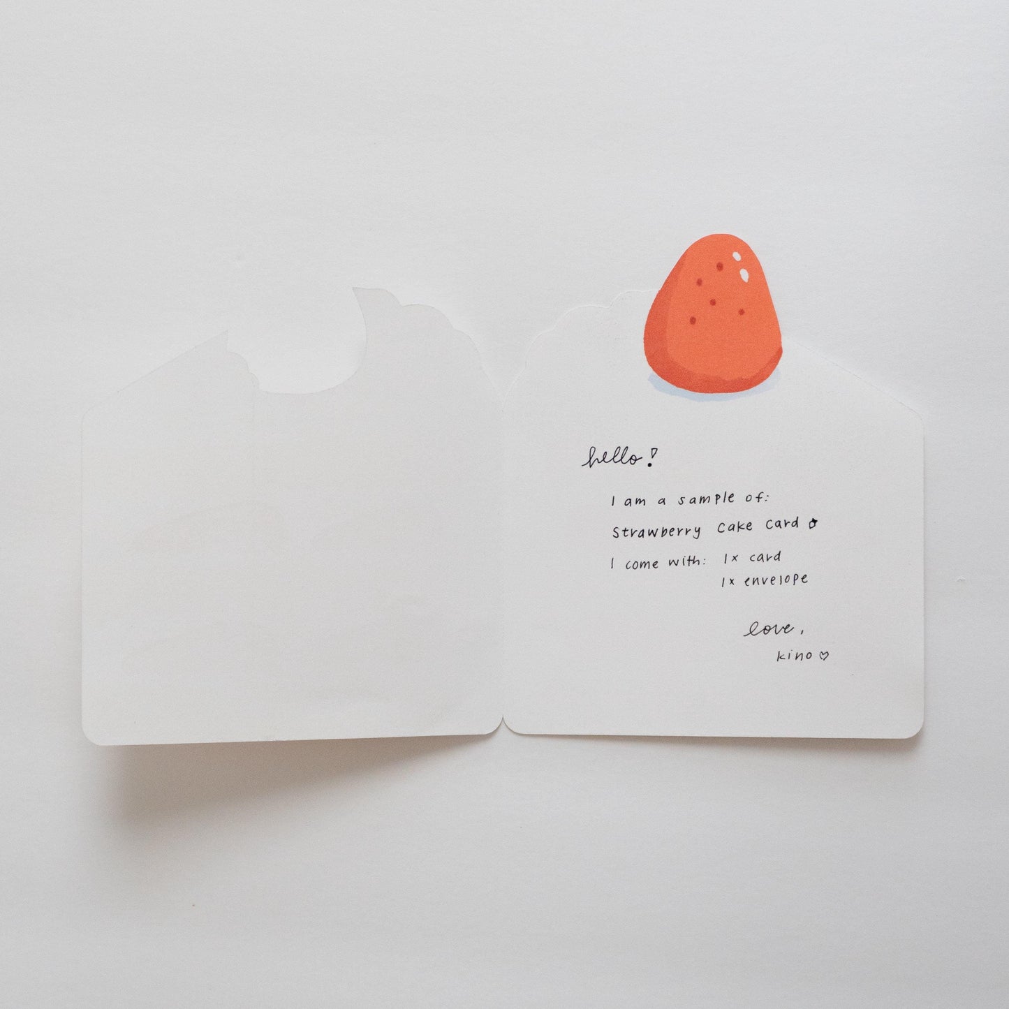 Strawberry Cake Card