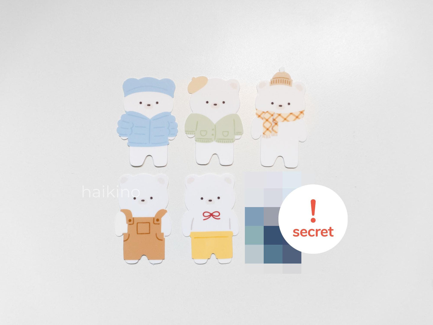 Merry Beary Seasons Blind Bag Sticker