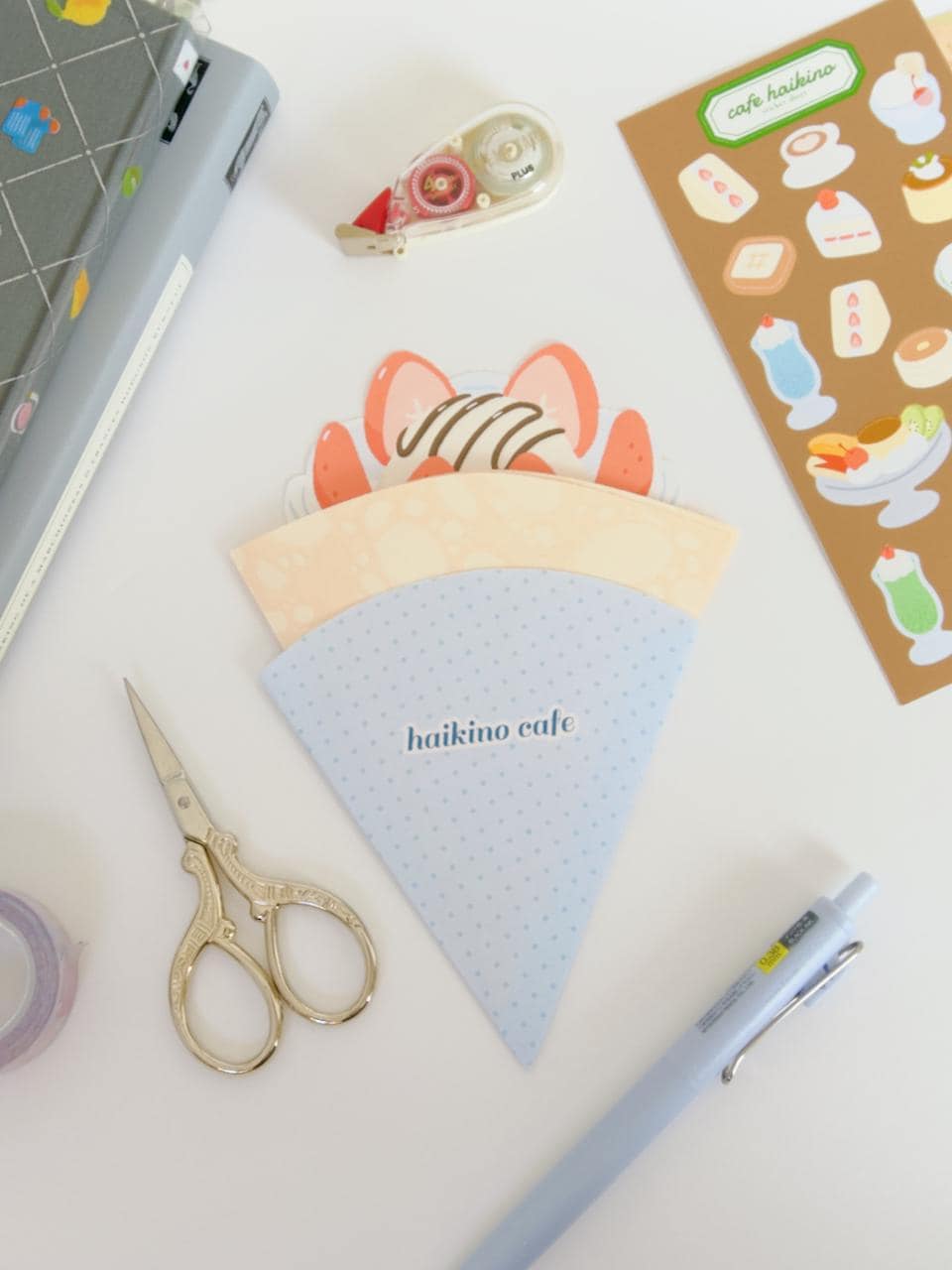 Strawberry Crepe Greeting Card