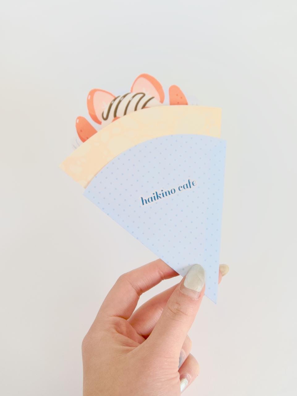 Strawberry Crepe Greeting Card