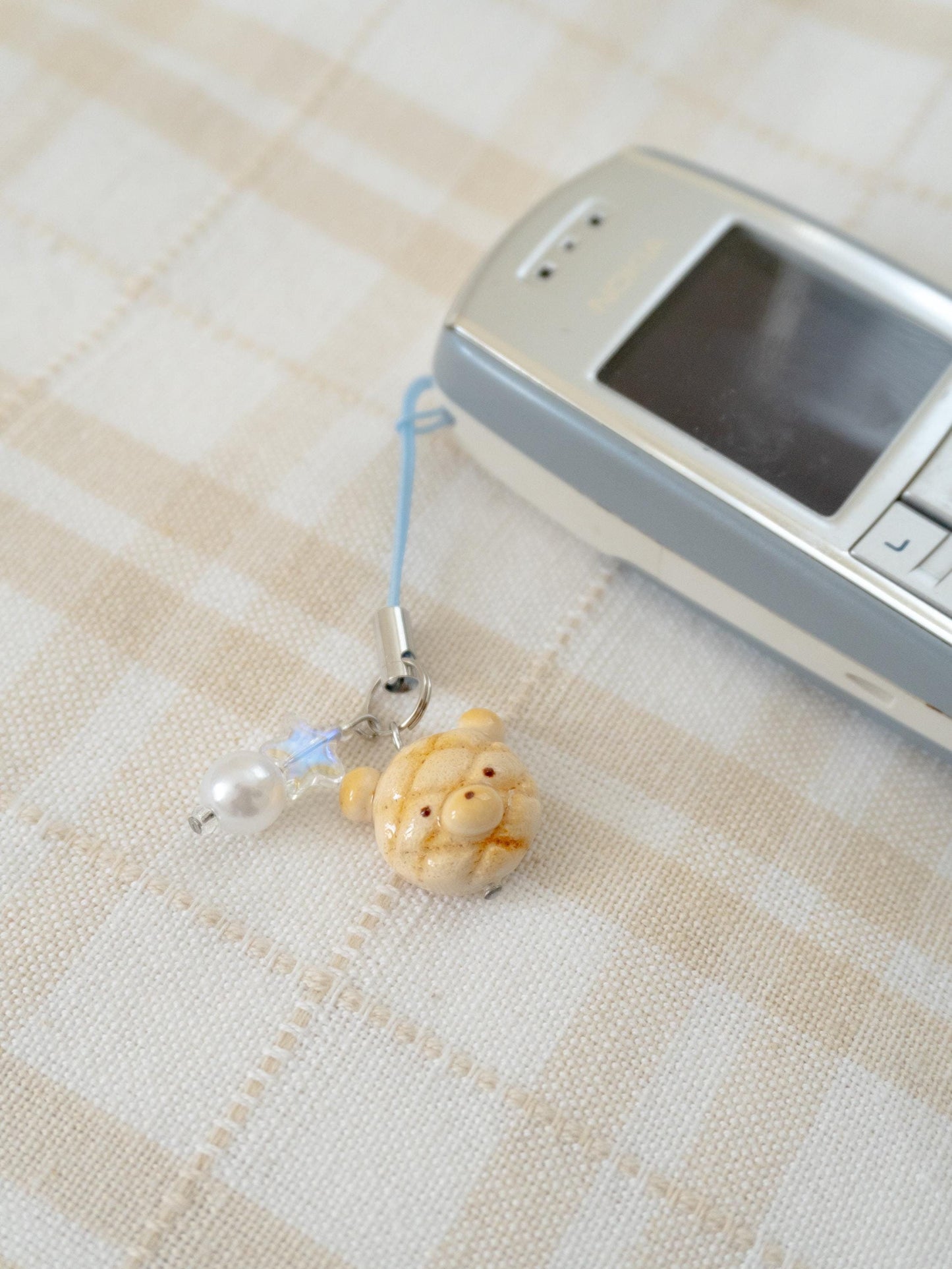 Melon Bread Bear Charm