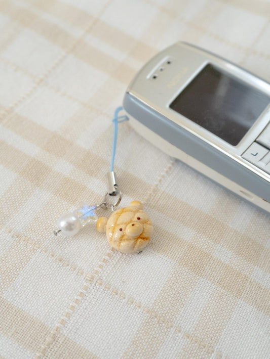 Melon Bread Bear Charm