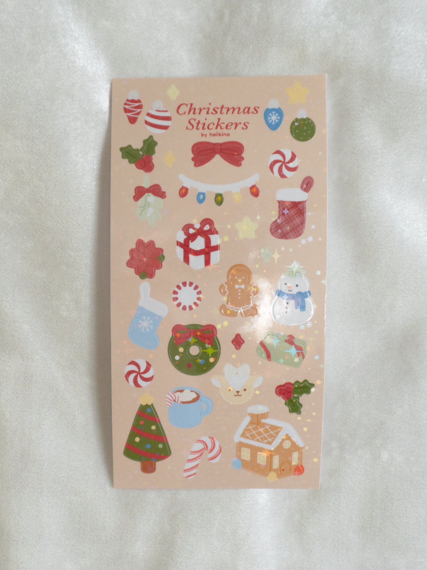 Christmas Sticker Sheet - Holographic