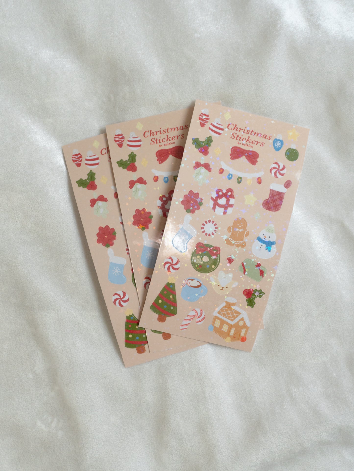 Christmas Sticker Sheet - Holographic