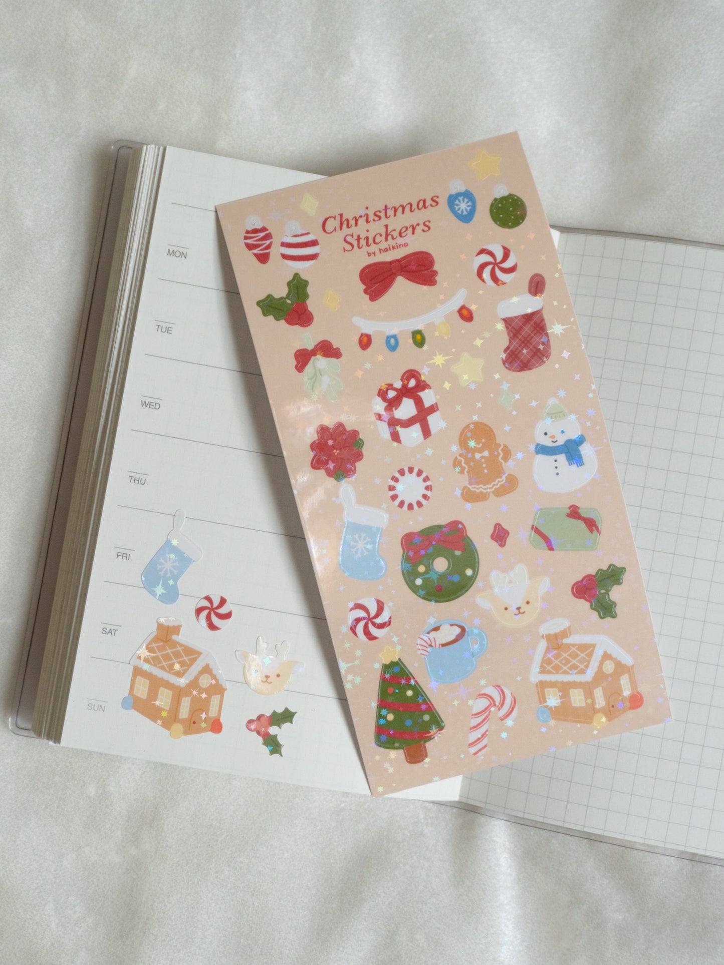 Christmas Sticker Sheet - Holographic