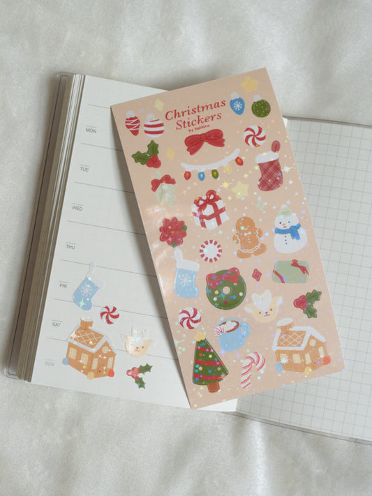 Christmas Sticker Sheet - Holographic