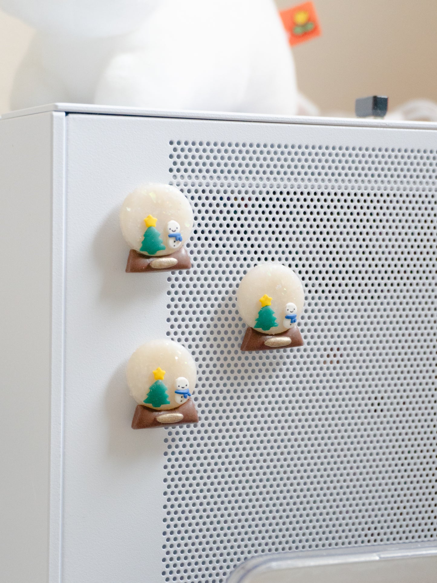 Mini Snow Globe Magnet