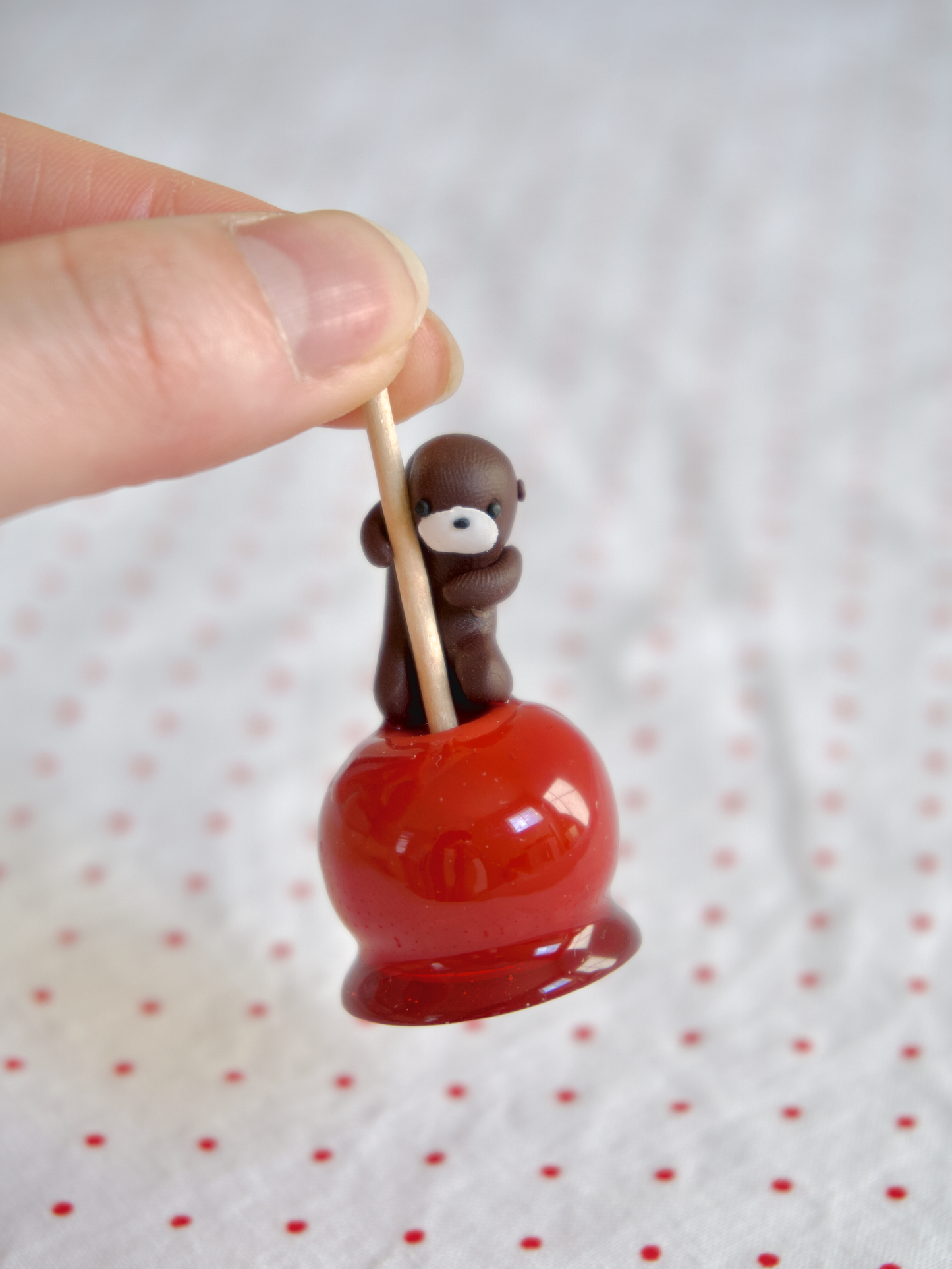 Koko the Otter Candied Apple Figurine