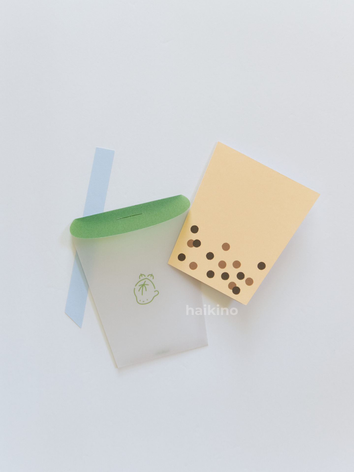 Boba Milk Tea Greeting Card
