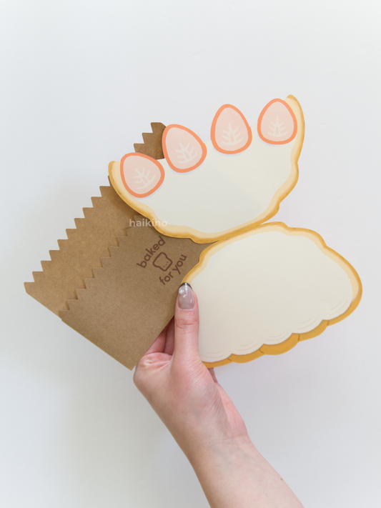 Strawberry Croissant Greeting Card