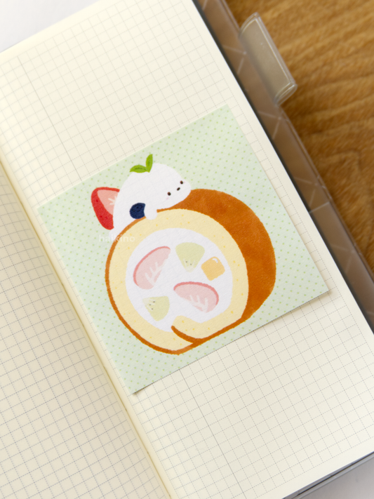 Kino Fruit Roll Cake Sticky Note