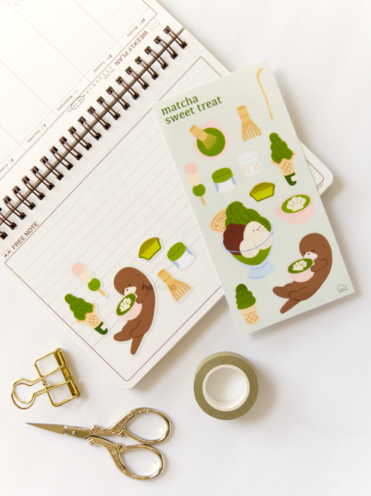 Matcha Sweet Treat Sticker Sheet
