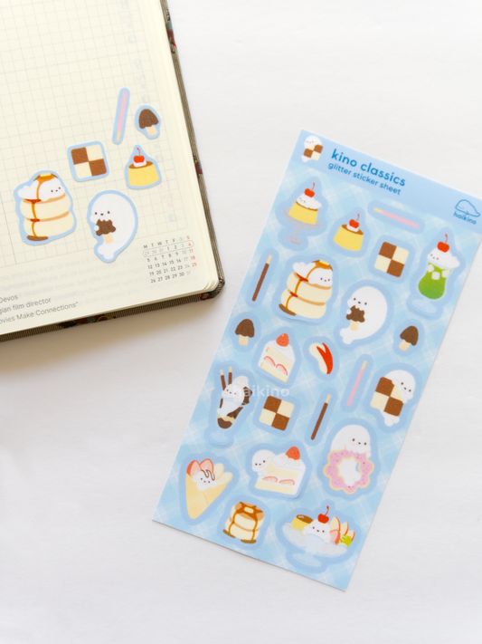 Kino Classics Glitter Sticker Sheet
