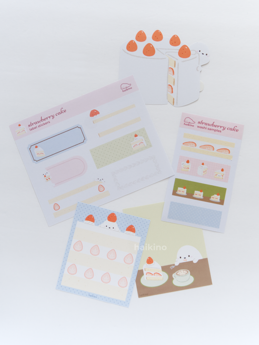 Strawberry Cake Mini Journaling Kit