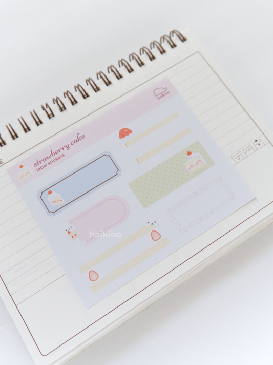 Strawberry Cake Mini Journaling Kit