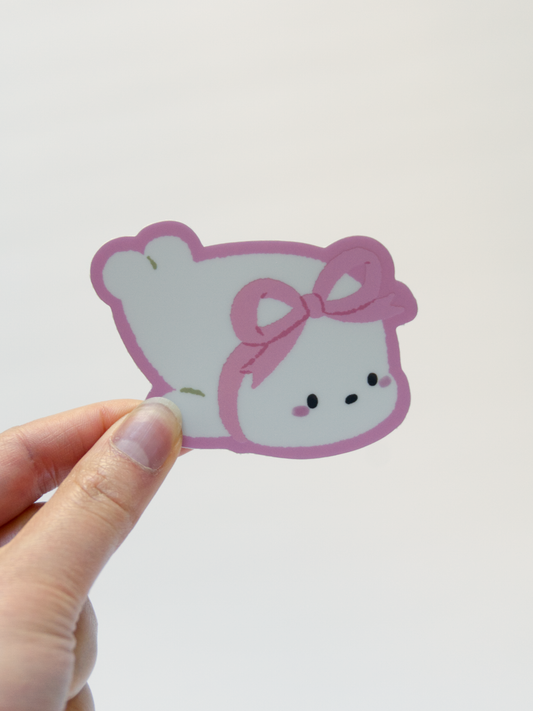 [B-Grade] Coquette Kino Bow Large Holographic Sticker