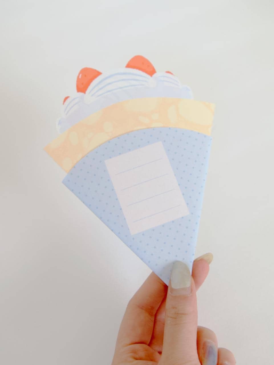 Strawberry Crepe Greeting Card