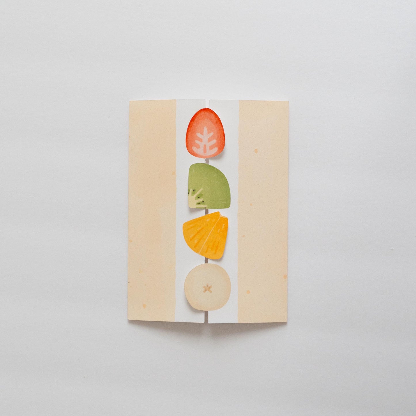 Fruit Cream Sandwich Greeting Card