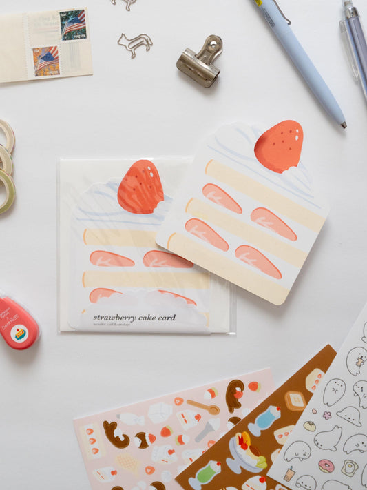 Strawberry Cake Card