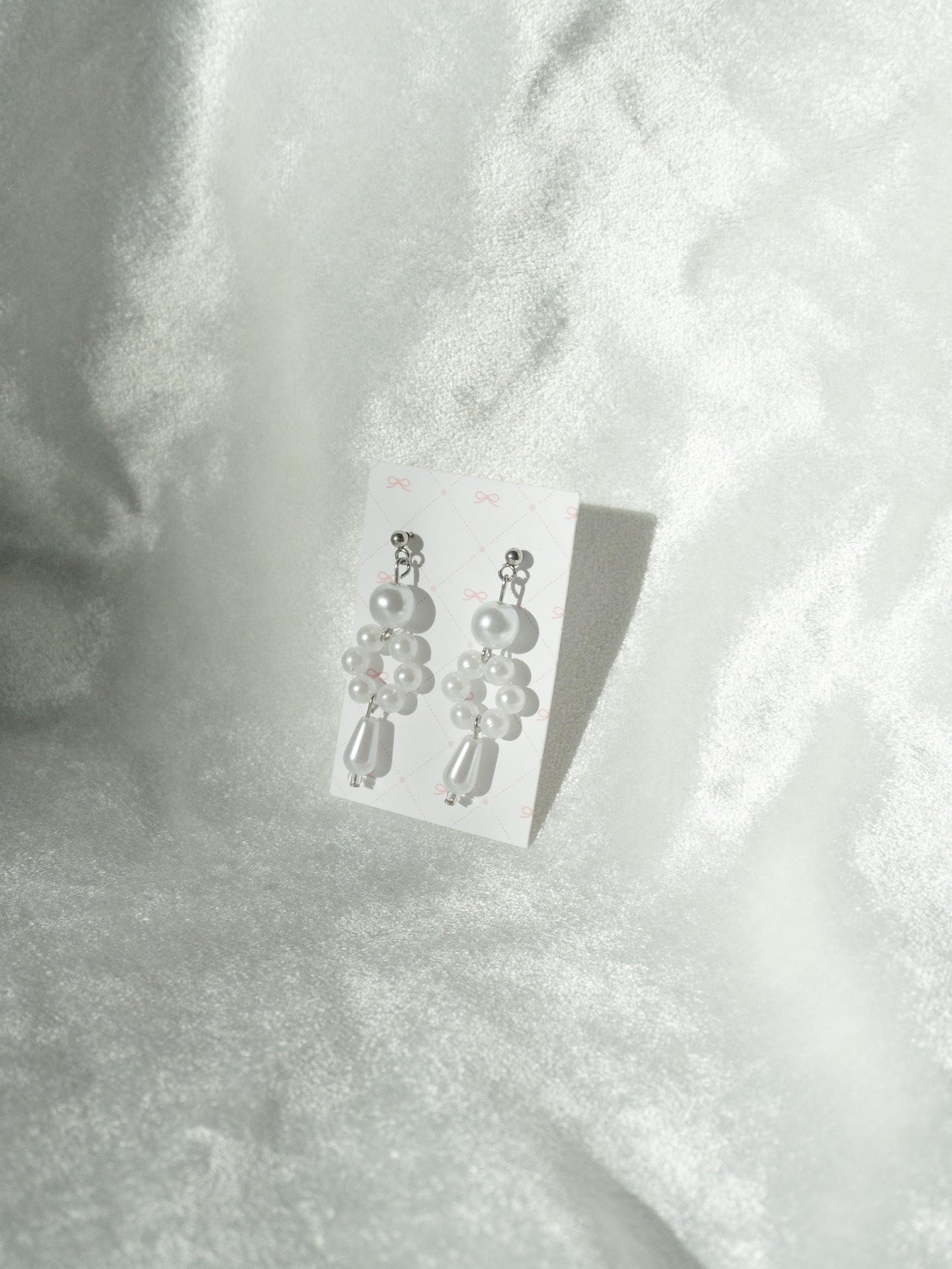 Pearl Wreath Drop Earring