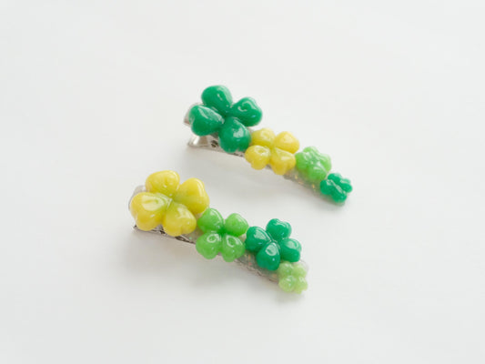Lucky Clover Hair Clip