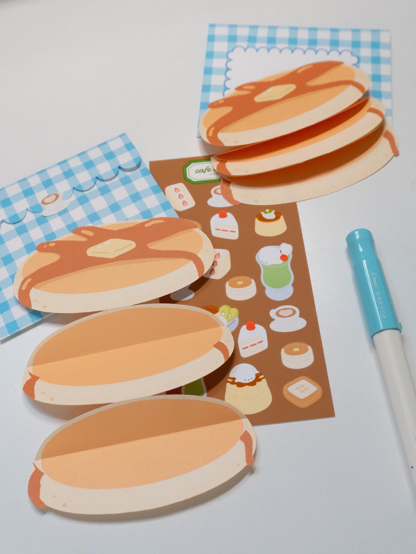 Folding Pancake Stack Letter Set