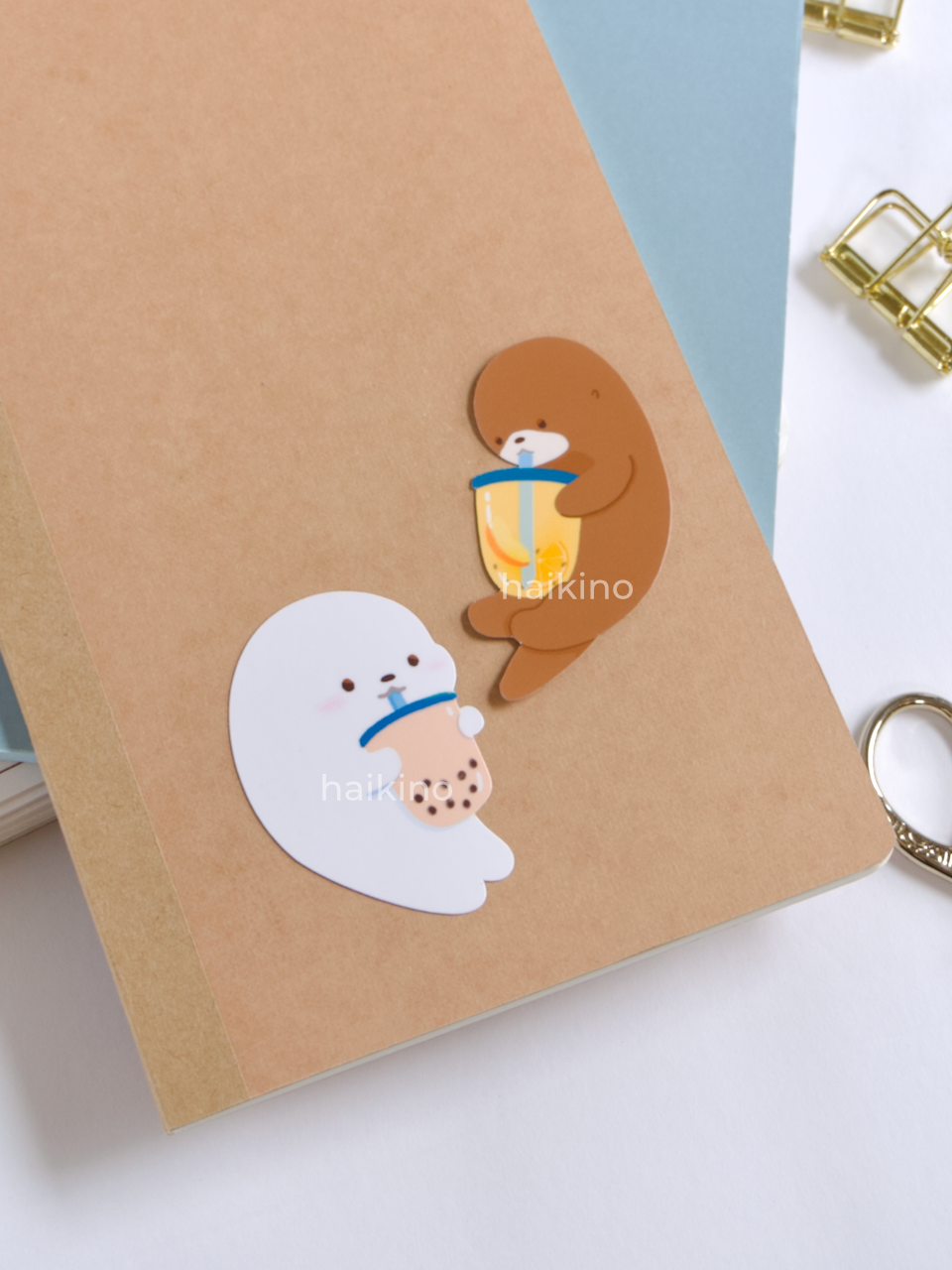 Boba Kino and Koko Sticker