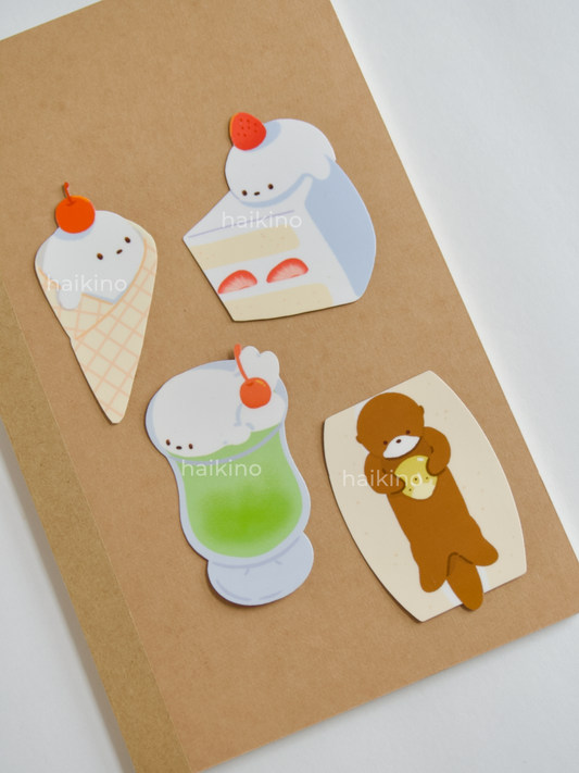 Cafe Kino and Koko Sticker